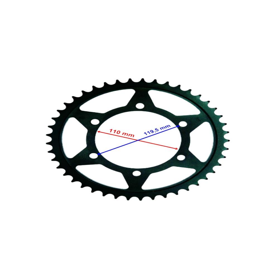 Yamaha Arka Dişli 525-45T İç 110X6 Delik Uyumlu Mt-09(2013-2015)