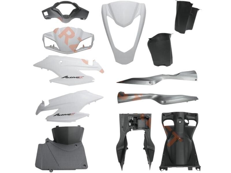 Honda Activa 125 S Kaporta Seti Beyaz Em 12 Parça