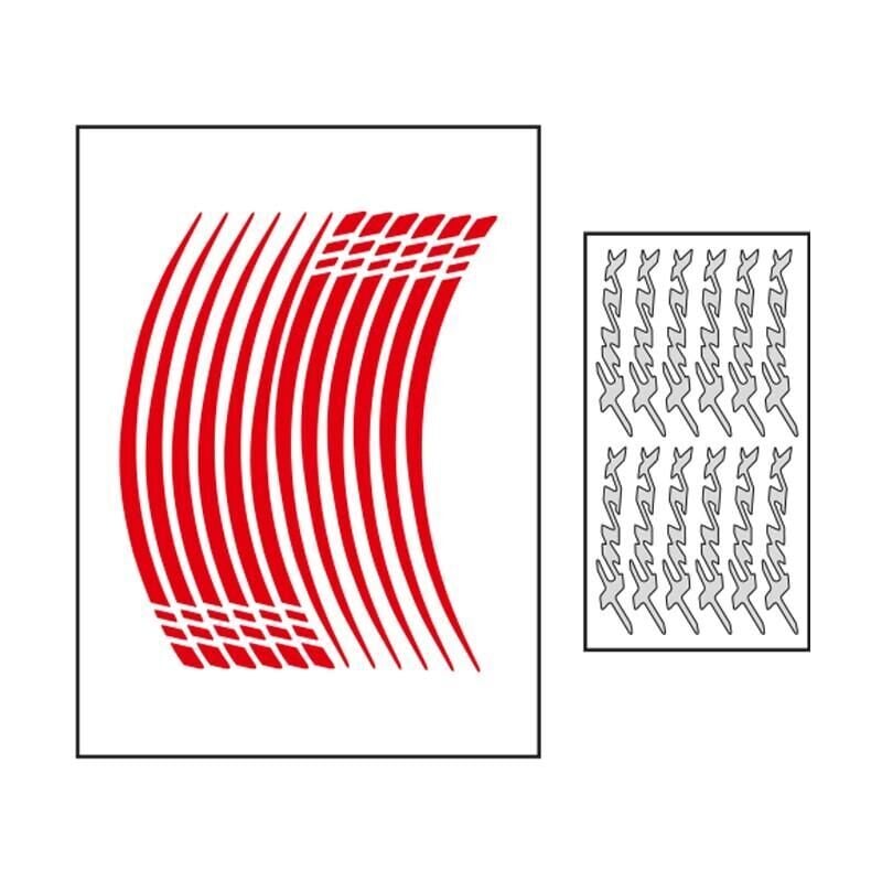 Yamaha Reflektör Kırmızı Iv Xmax Uyumlu 1 Set Jant Şeridi