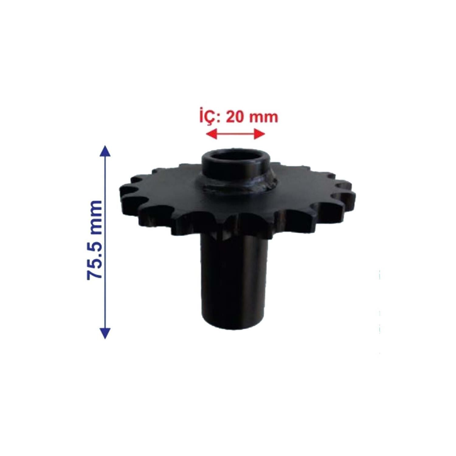 Atv Kanuni Ön Dişli 530-18T İç 20Xuzunluk 75,5Xtm Öm