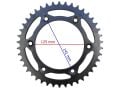 Cf Moto Sr 450 Arka Dişli 520-45T İç 125 Mm 6 Delikli Öm