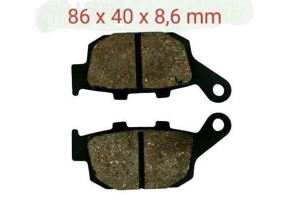 Mondial Arka Fren Disk Balatası Fa496 Rx3İ Evo (2016-....) - 125 Drift L Vultre 125 İ Kd 125 F