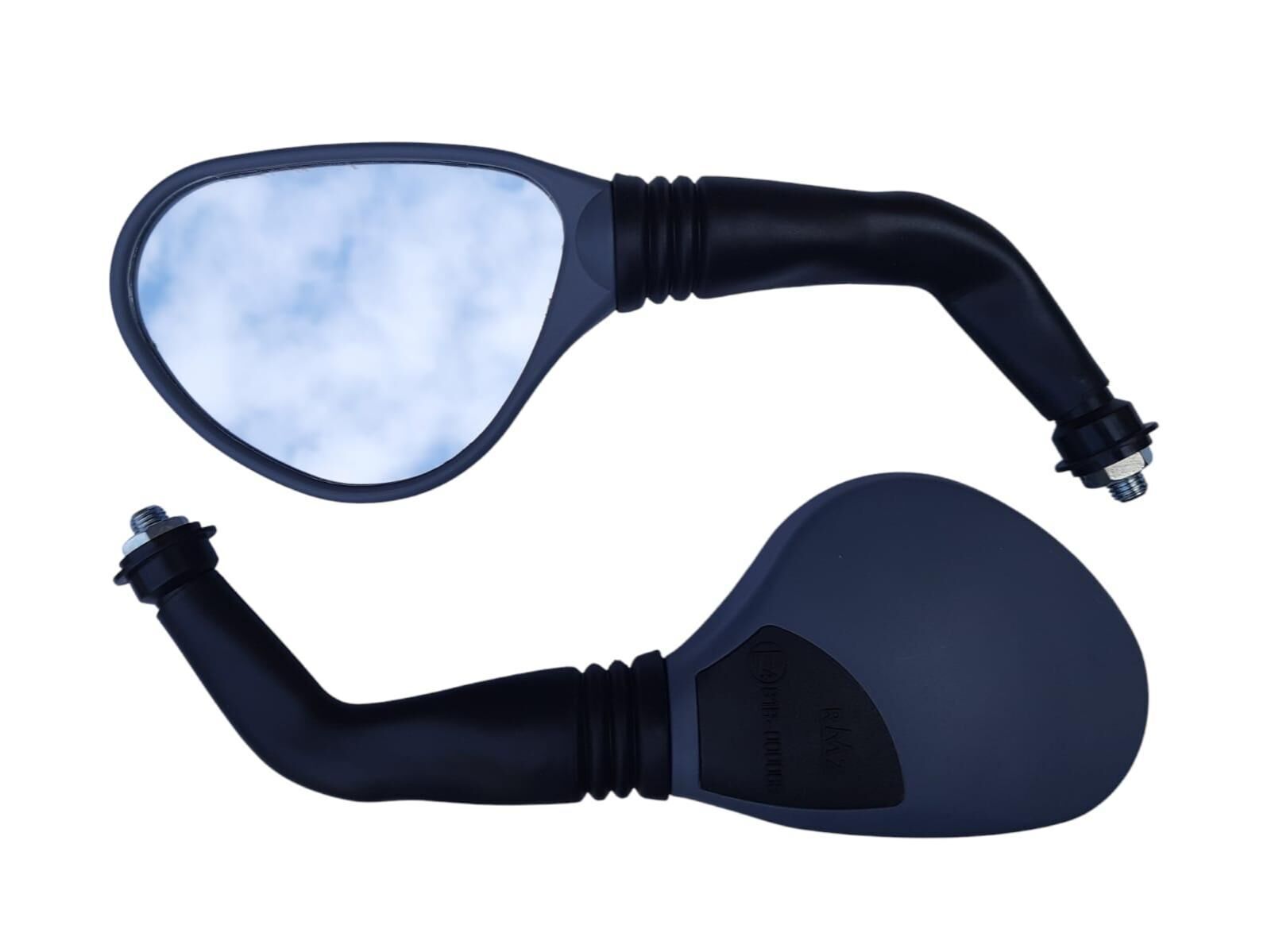 Ramzey Ayna Körüklü Gri-Siyah 10 Mm Cub Scooter