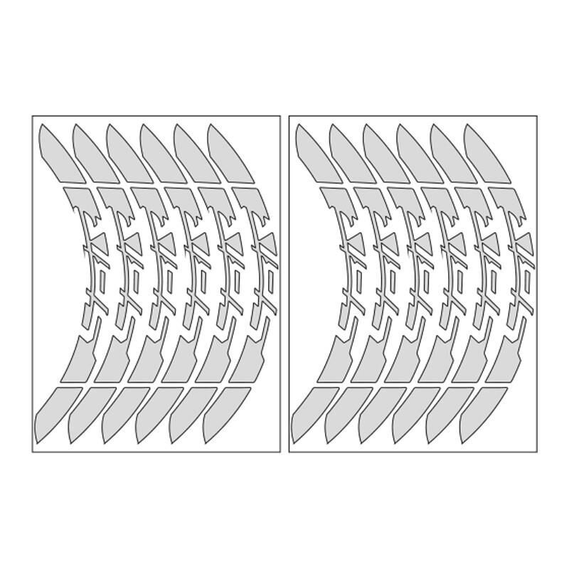 Yamaha Reflektör Beyaz Ybr Uyumlu Büyük 1 Set Jant Şeridi