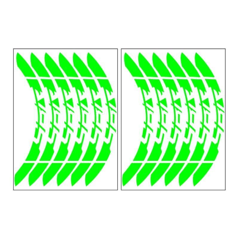 Yamaha Florasan Yeşil Ybr Uyumlu Büyük 1 Set Jant Şeridi