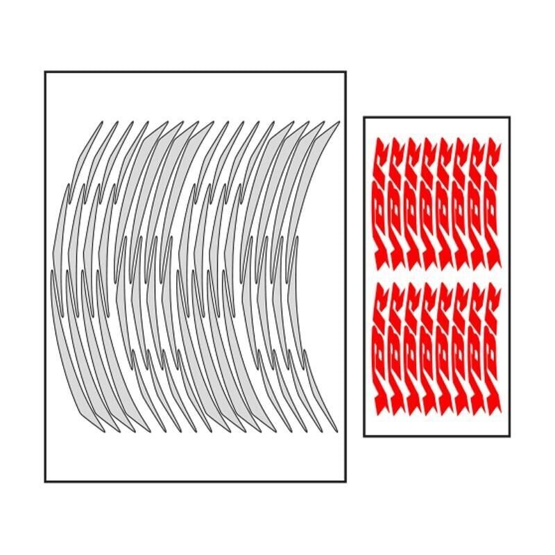 Yamaha Reflektör Beyaz Ybr Uyumlu 1 Set Jant Şeridi