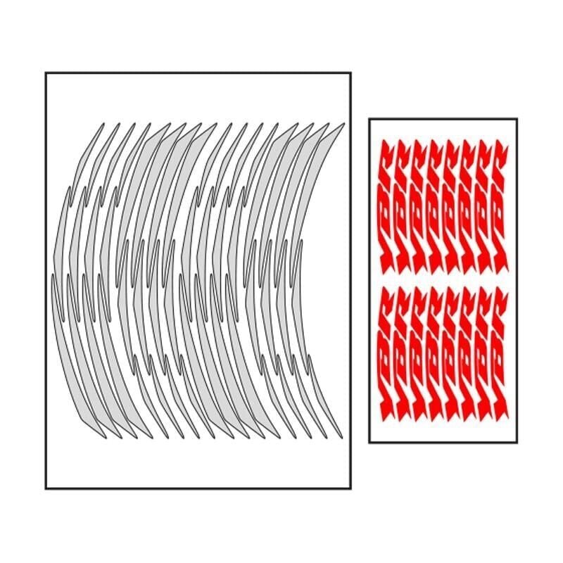 Yamaha Reflektör Beyaz Ybr Uyumlu 1 Set Jant Şeridi