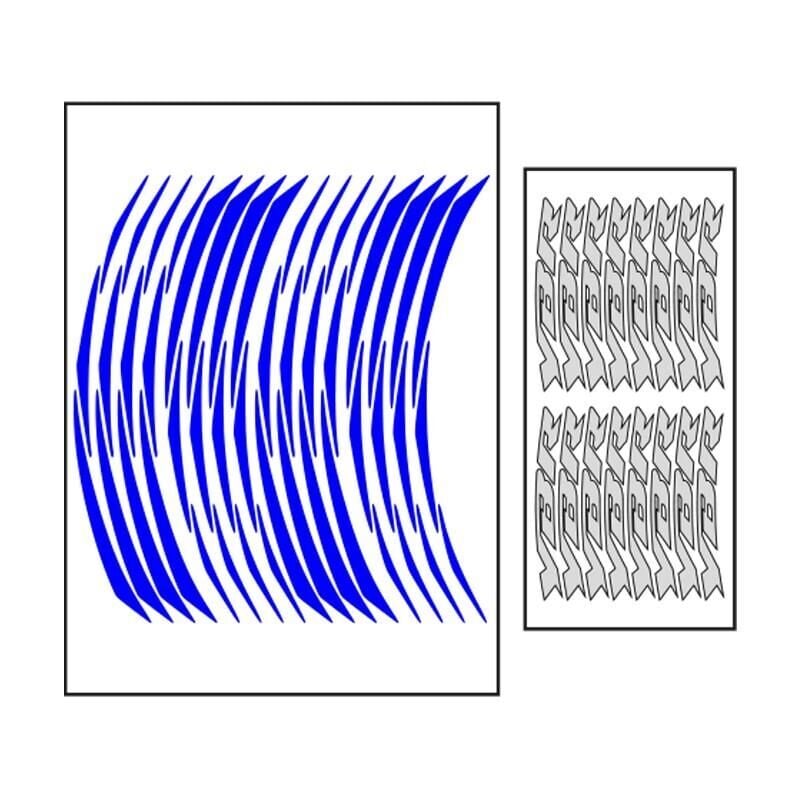 Yamaha Reflektör Mavi Ybr Uyumlu 1 Set Jant Şeridi