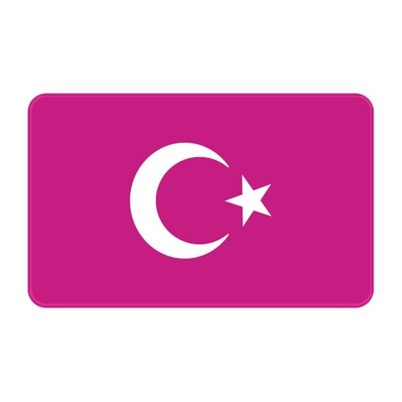 Cg Şeffaf Pembe Bayrak Far Filmi