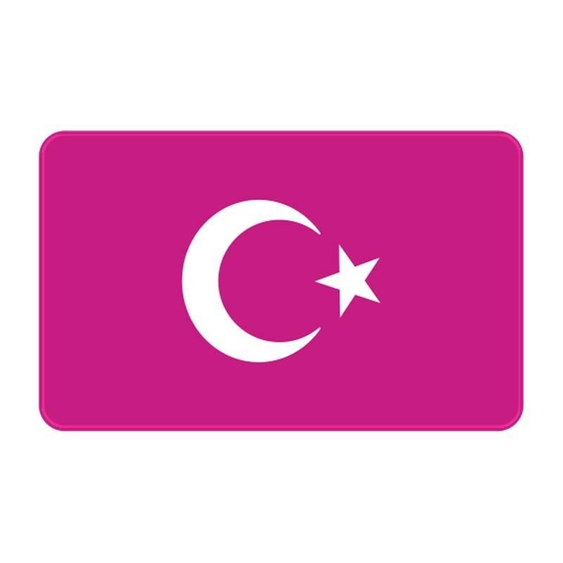 Cg Şeffaf Pembe Bayrak Far Filmi