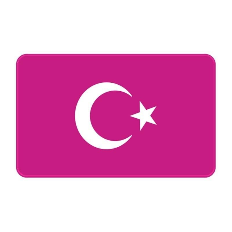 Cg Şeffaf Pembe Bayrak Far Filmi
