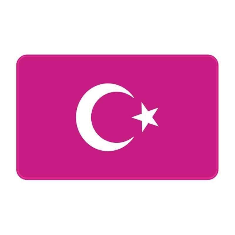 Cg Şeffaf Pembe Bayrak Far Filmi
