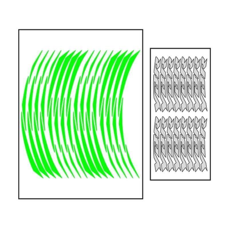 Yamaha Florasan Yeşil Ybr Uyumlu 1 Set Jant Şeridi