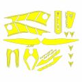 Yamaha Mt07 2014 - 2017 Uyumlu Sarı Sticker Set