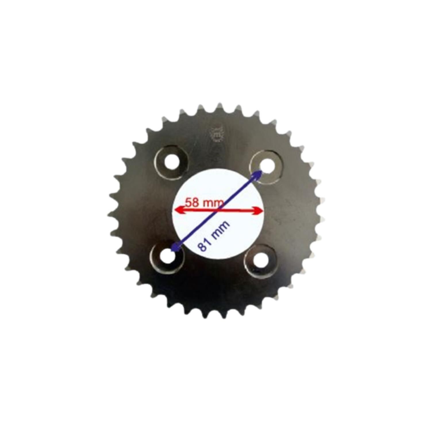 İnnova Uyumlu Arka Dişli 428-35T İç 58 Mm Öm