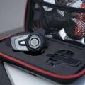 Knmaster Kn6100 Pro Motosiklet Kask İnterkom Seti-Karbon Siyah