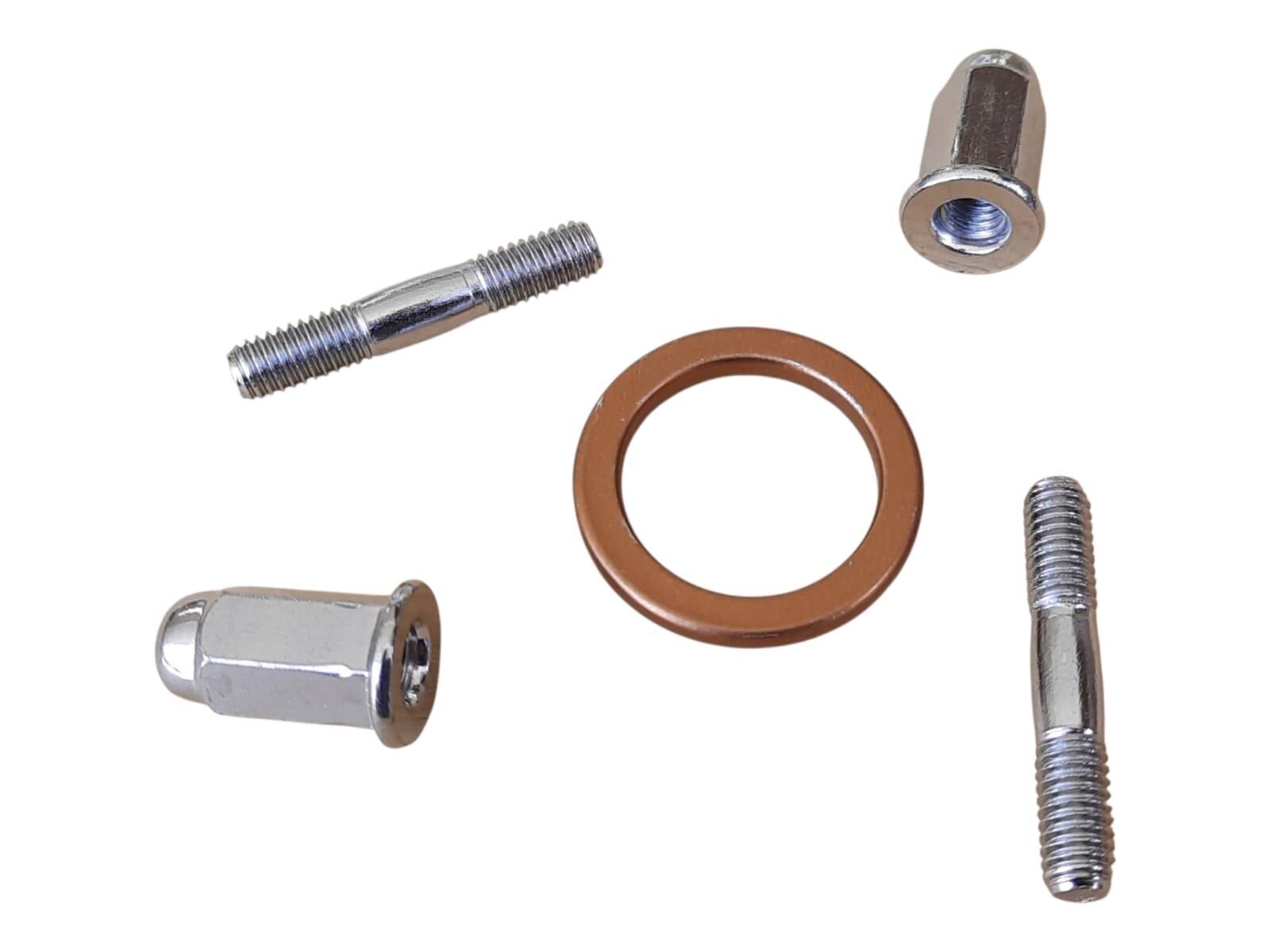 Scooter Egzoz Saplama Ve Somunu Set 5 Parça