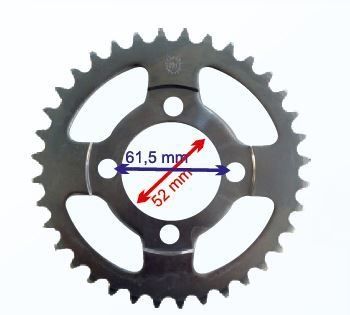 Cub Kuba Kee Arka Dişli 420-36T İç 52 Mm Öm