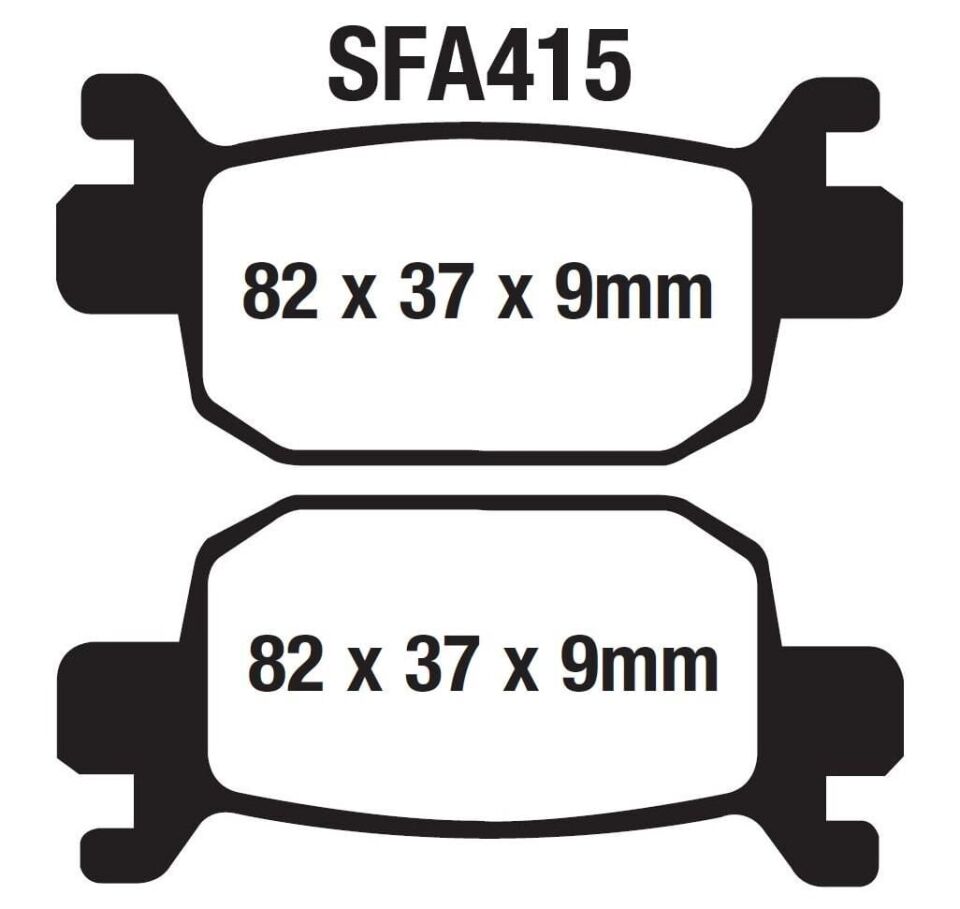 Mondial Nevada Arka Fren Disk Balatası Sfa415