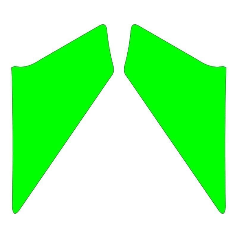 Cg Florasan Yeşil Ön Çamurluk Yan Sticker