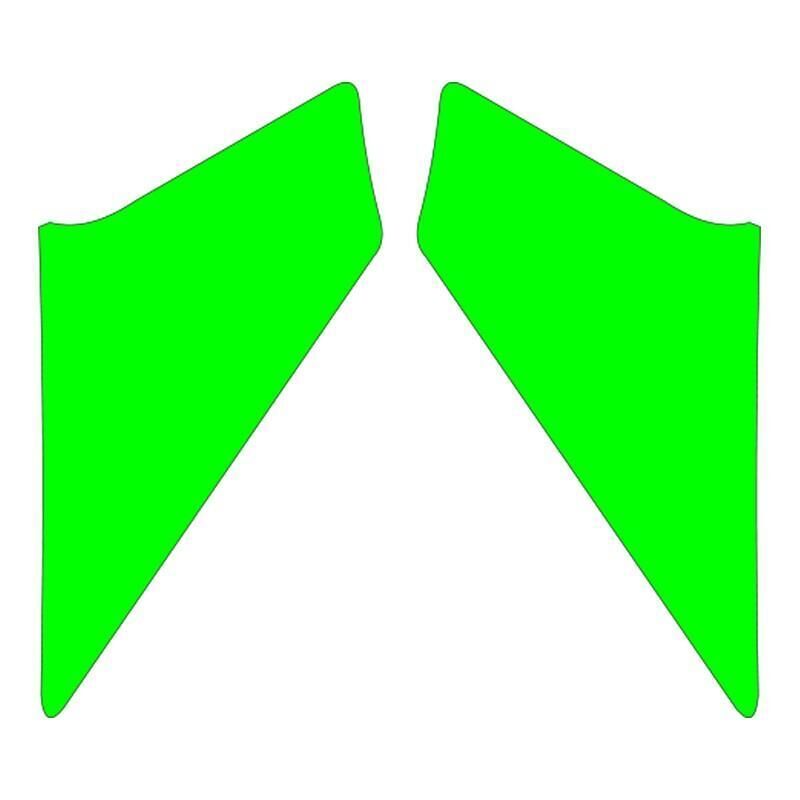 Cg Florasan Yeşil Ön Çamurluk Yan Sticker