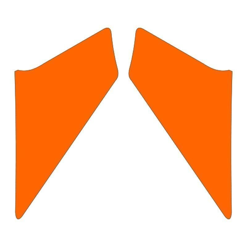 Cg Florasan Turuncu Ön Çamurluk Yan Sticker