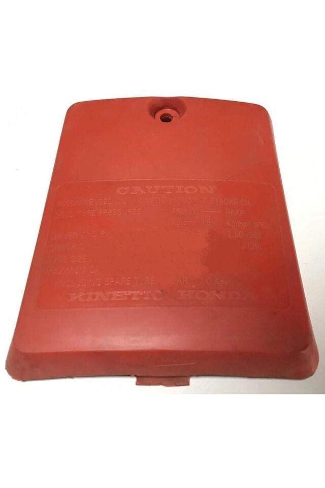 Honda Kinetic Uyumlu Akü Kapağı Kırmızı