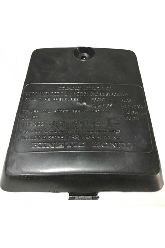Honda Kinetic Uyumlu Akü Kapağı Siyah