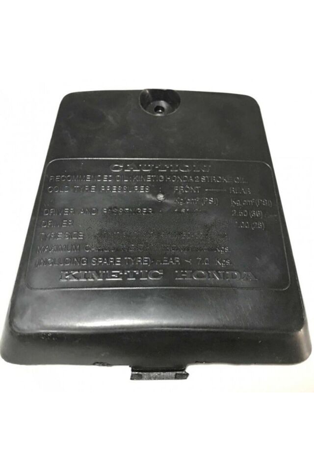 Honda Kinetic Uyumlu Akü Kapağı Siyah