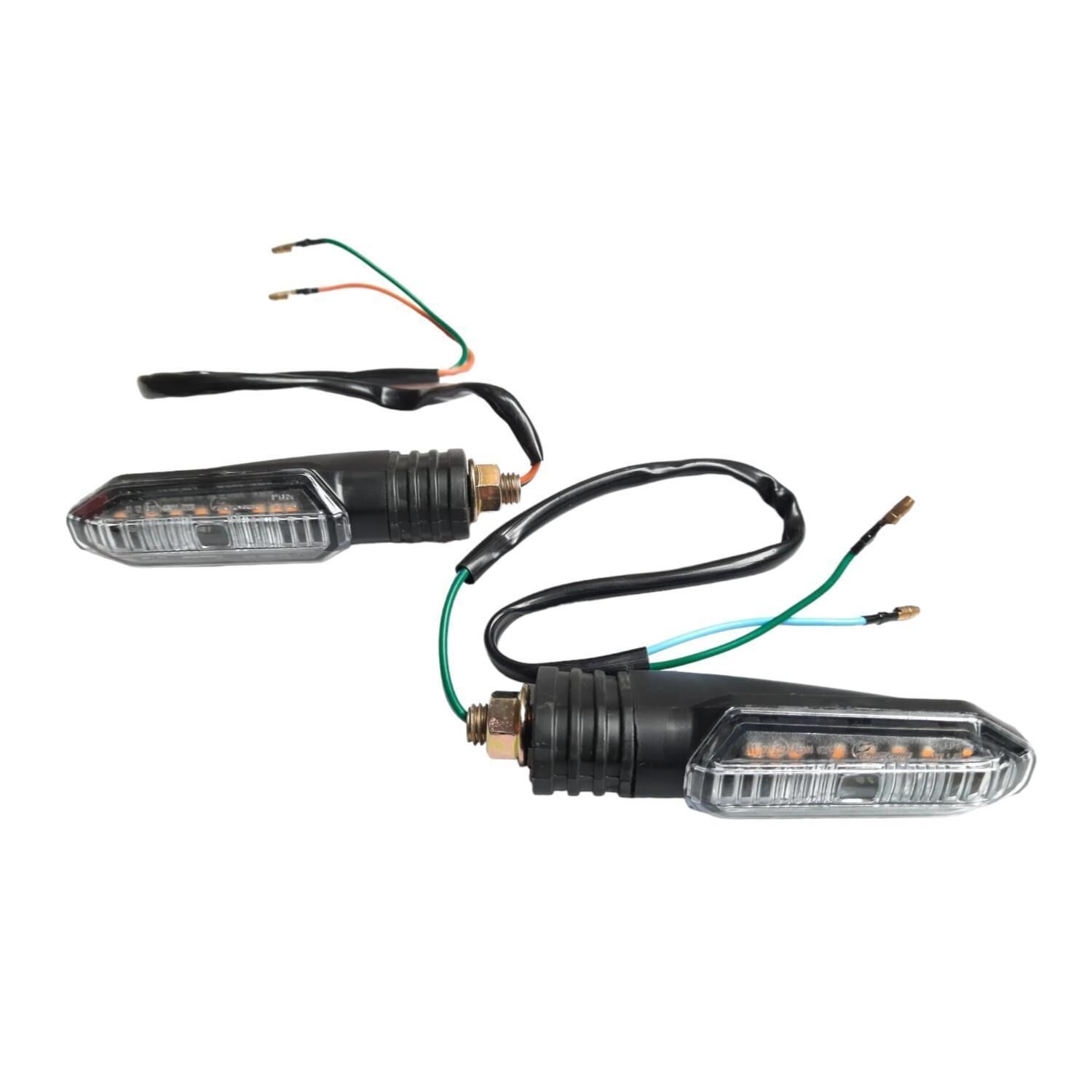 Sinyal Led Kayan Uzun (Sarı Işık) 2 Li Set
