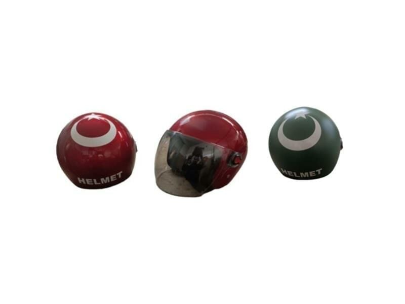Kask Çenesiz Kırmızı