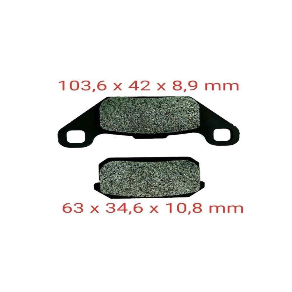 Atv Atv-Buggy Arka Fren Disk Balatası Fa431 Vt