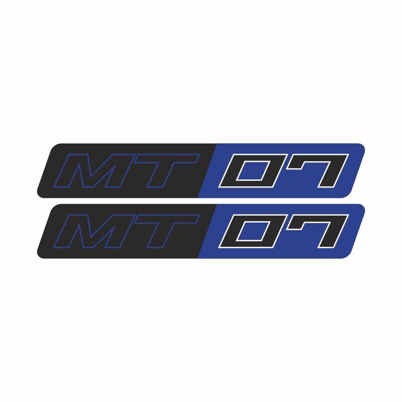 Yamaha Yamha Mt07 Uyumlu Mavi 15X2 Cm Damla Sticker
