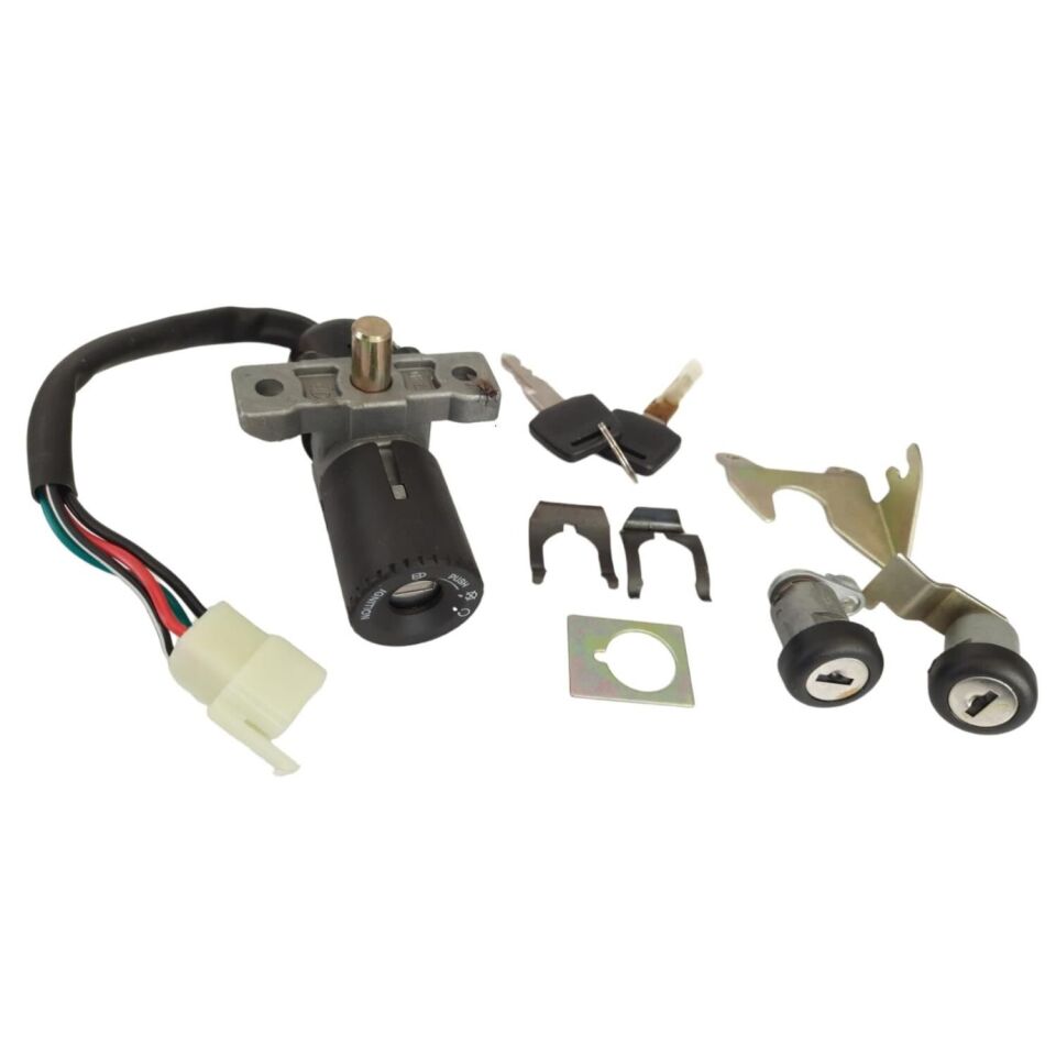 Asya 150T Scooter-6A Kontak Ve Kilit Seti