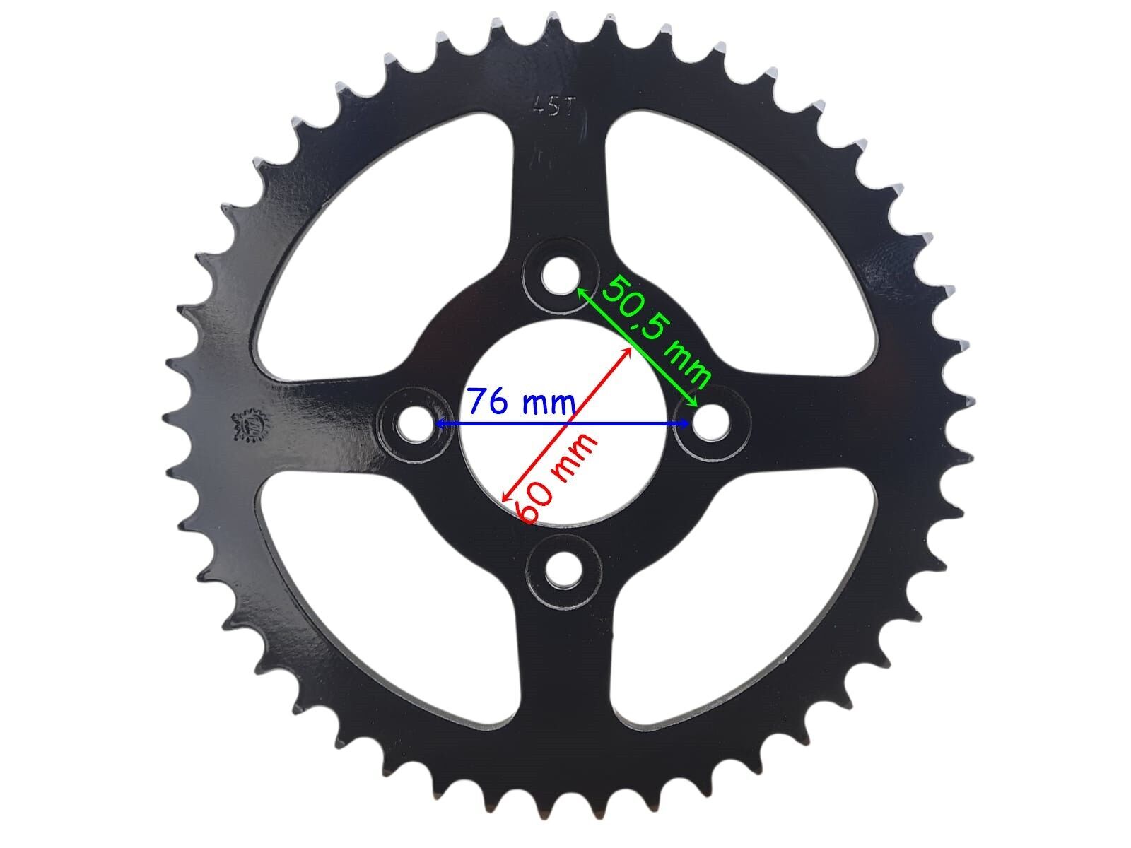 Tvs Apache Rtr 200 Arka Dişli 520-45T İç 60 Mm 4 Delikli Ind Öm