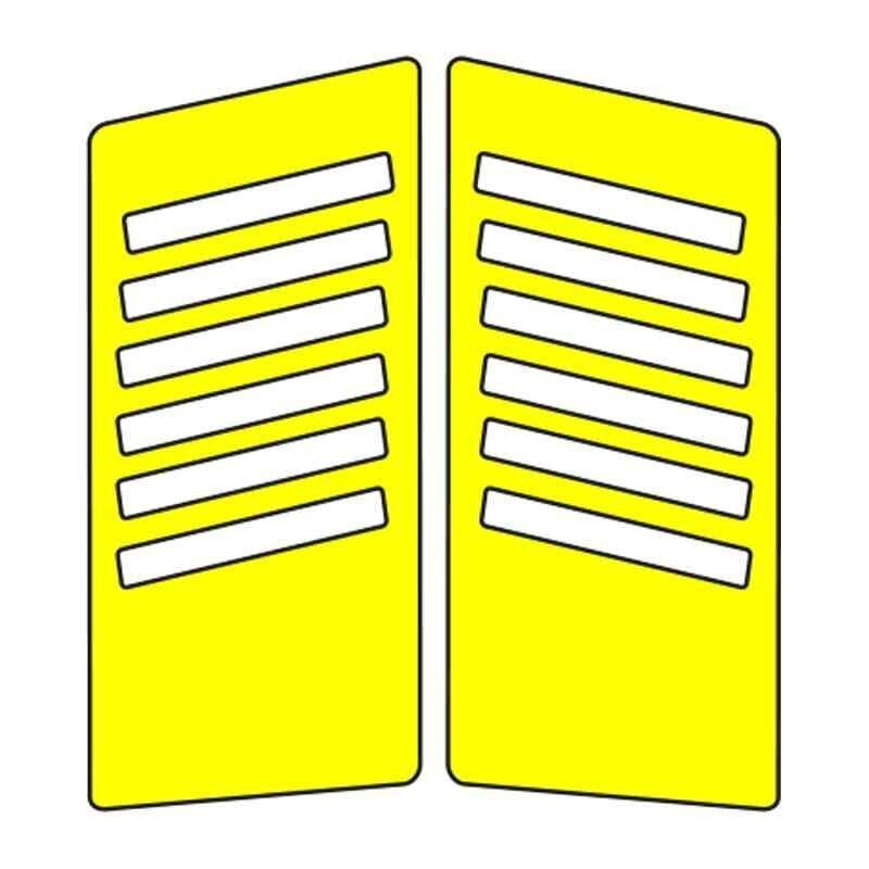 Cg Sarı Yan Kapak Sticker
