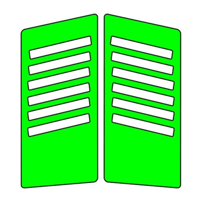 Cg Florasan Yeşil Yan Kapak Sticker