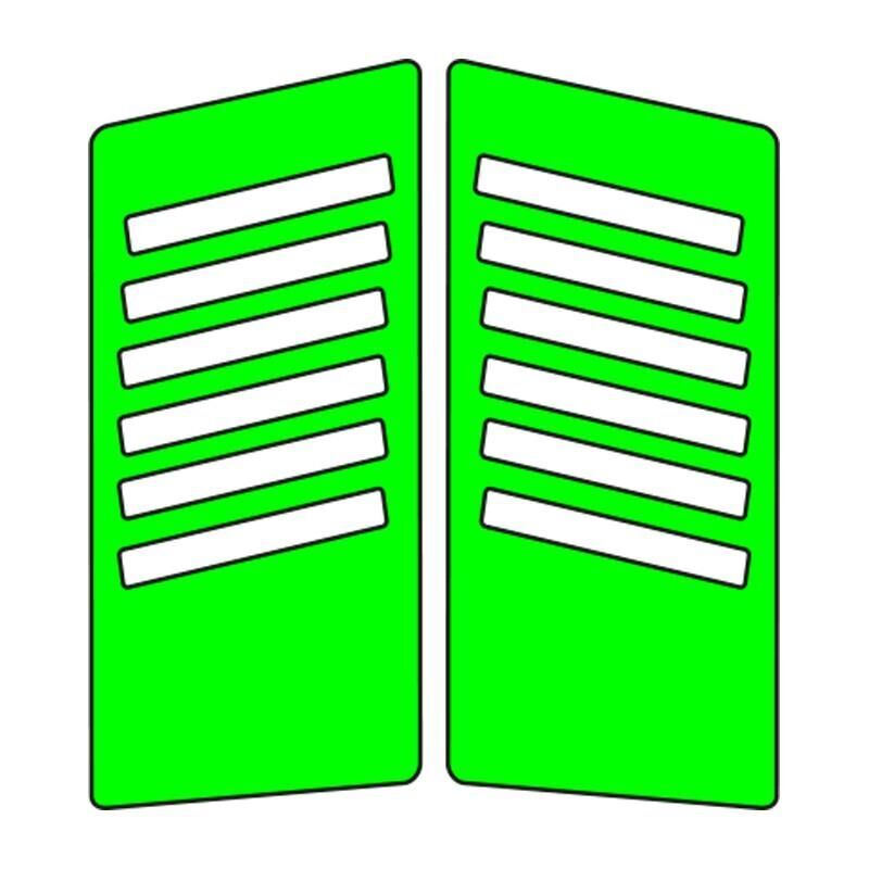 Cg Florasan Yeşil Yan Kapak Sticker