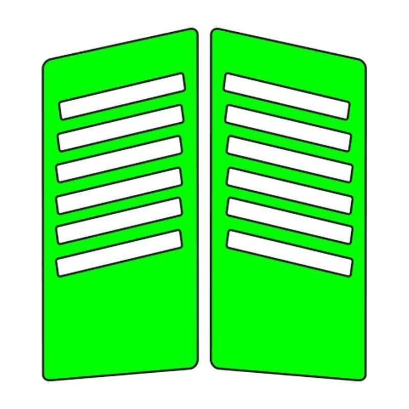 Cg Florasan Yeşil Yan Kapak Sticker