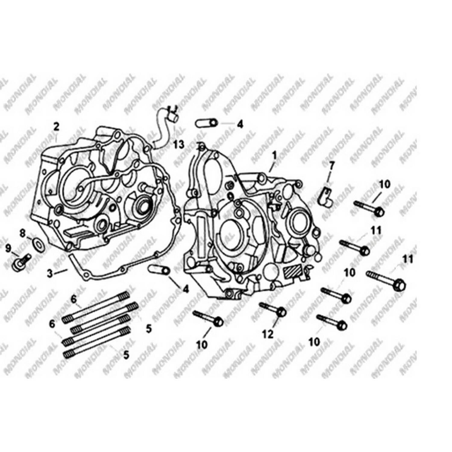 100 Mfh Krank Kutusu Sağ 2015 Orj