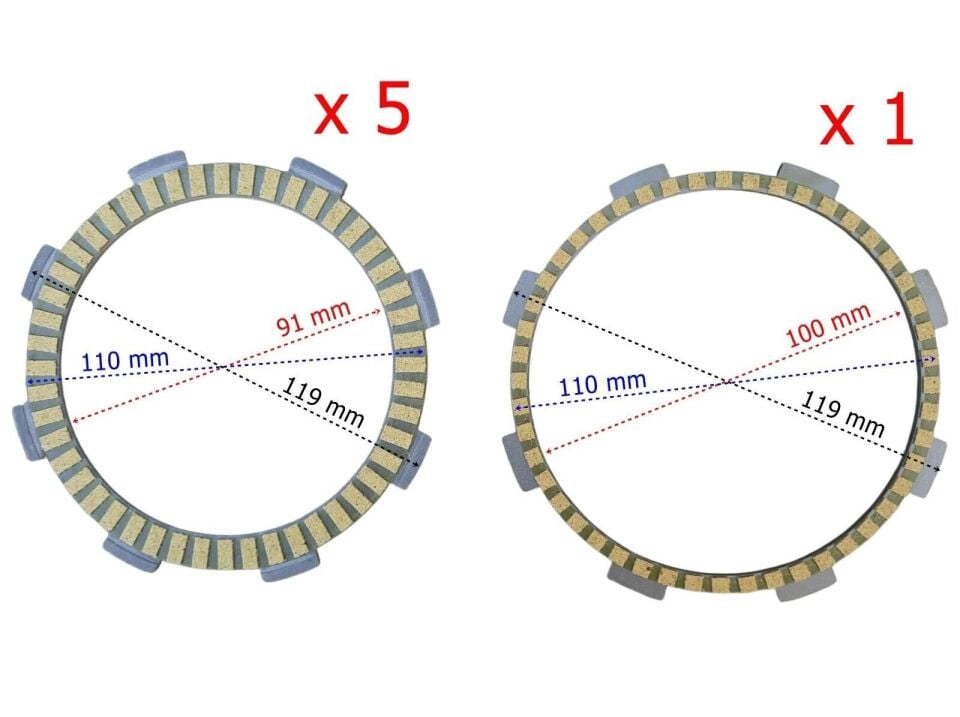 Bajaj Pulsar Ns 200 Debriyaj Balatası 5+1 Hn