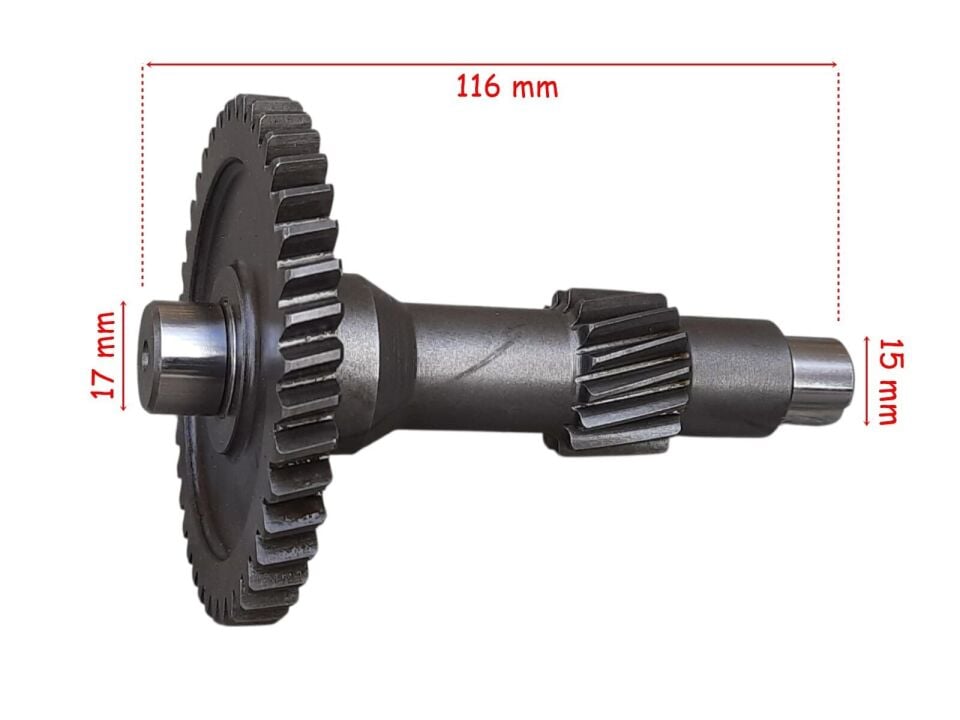 Atv Apachi-Hsk-X Buggy Şanzıman Mili 15-41T 116Xhelis Öm