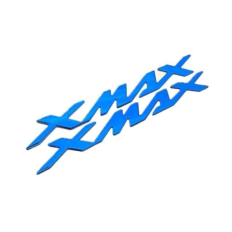 Yamaha Xmax 2012 - 2025 Uyumlu Sele Altı Metalik Yazı Seti Mavi