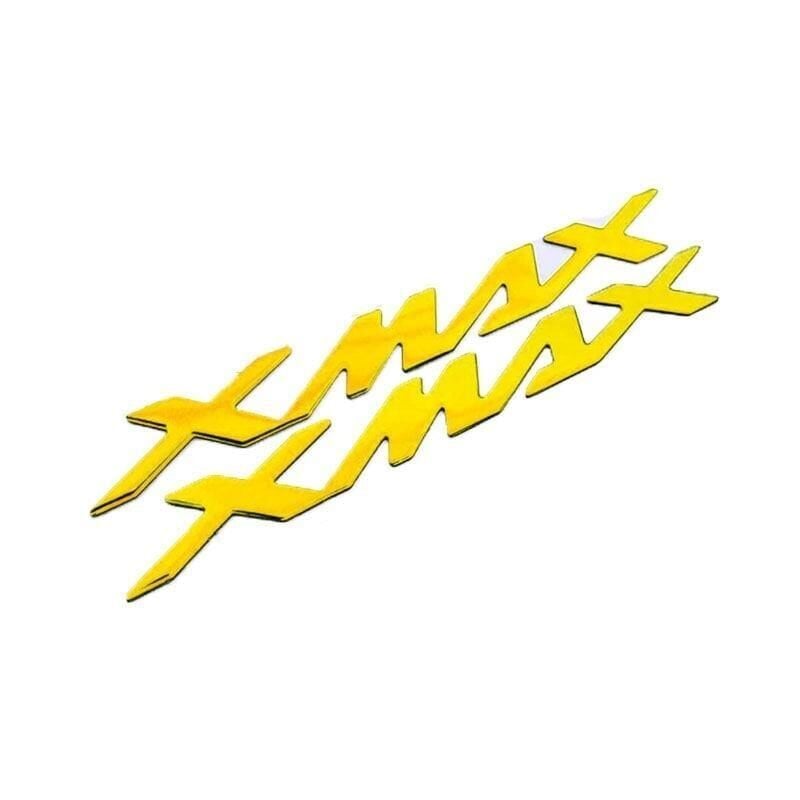 Yamaha Xmax 2012 - 2025 Uyumlu Sele Altı Metalik Yazı Seti Gold