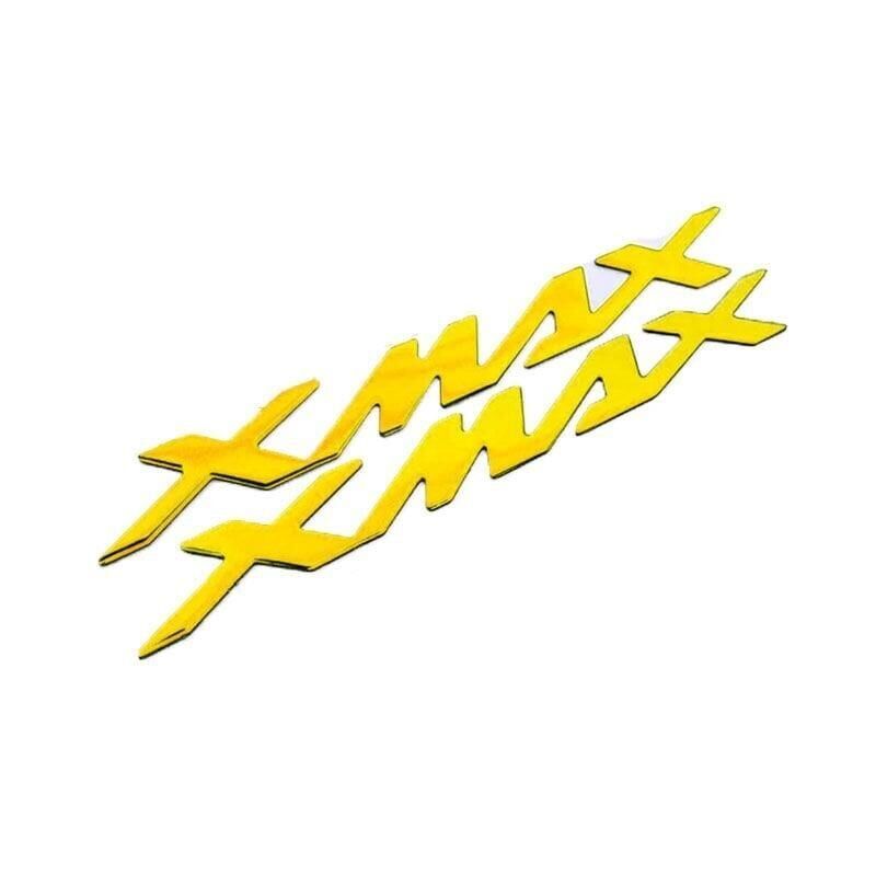 Yamaha Xmax 2012 - 2025 Uyumlu Sele Altı Metalik Yazı Seti Gold