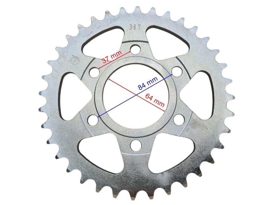Falcon N288 Arka Dişli 520-36T İç 64 Mm 6 Delikli Öm