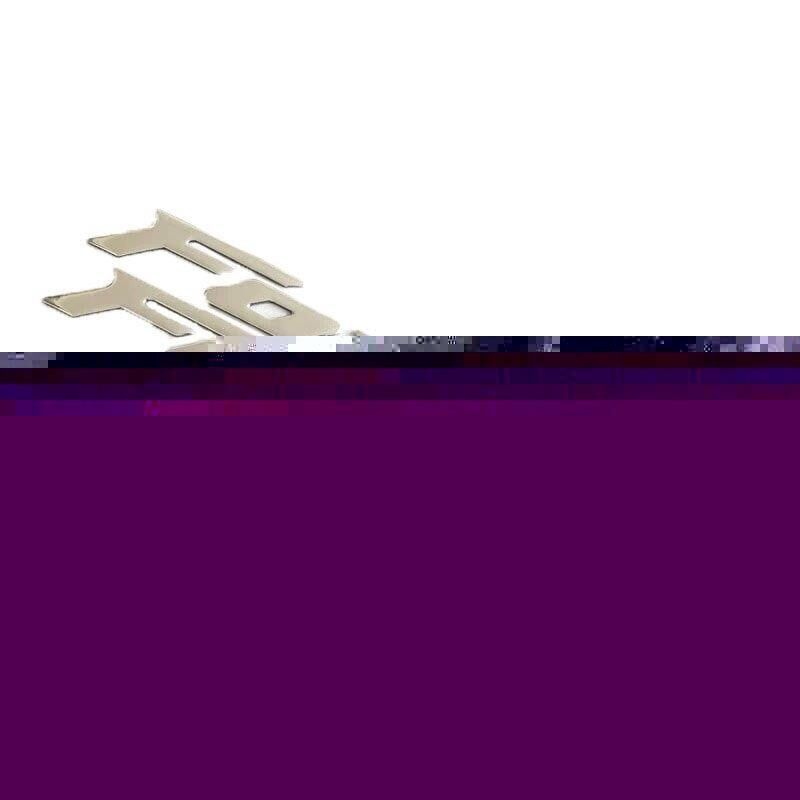 Honda Forza 2018 - 2025 Uyumlu Sele Altı Metalik Yazı Seti Nikel