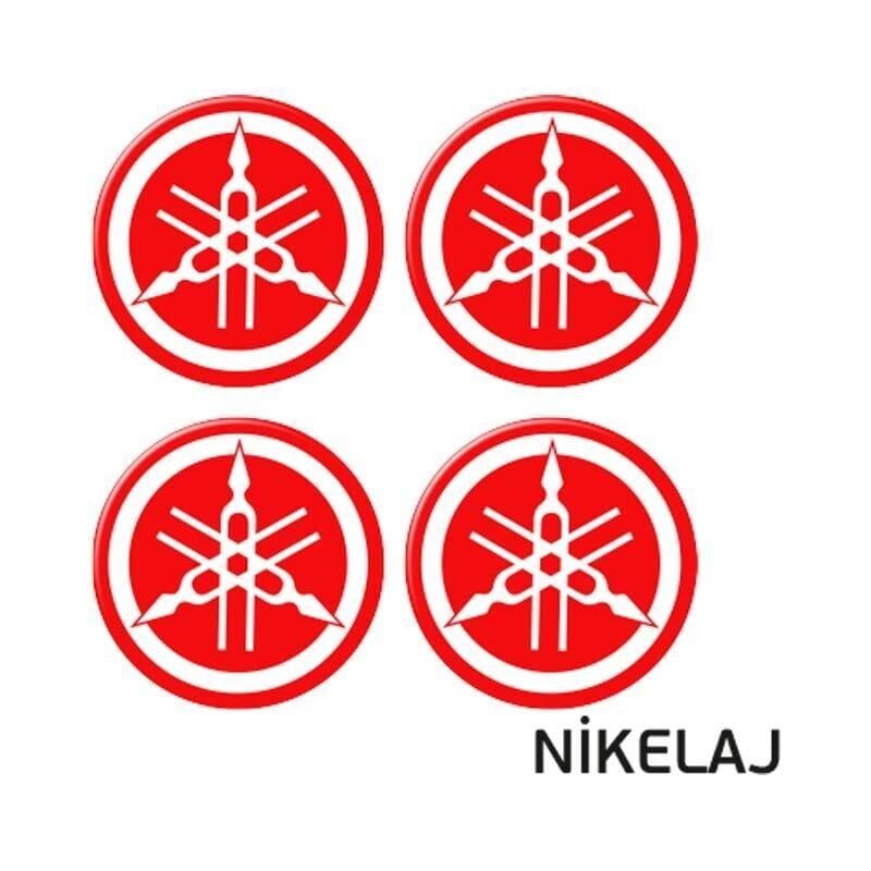 Yamaha Uyumlu 2 (3.5X3.5 Cm) Dörtlü Damla Etiket