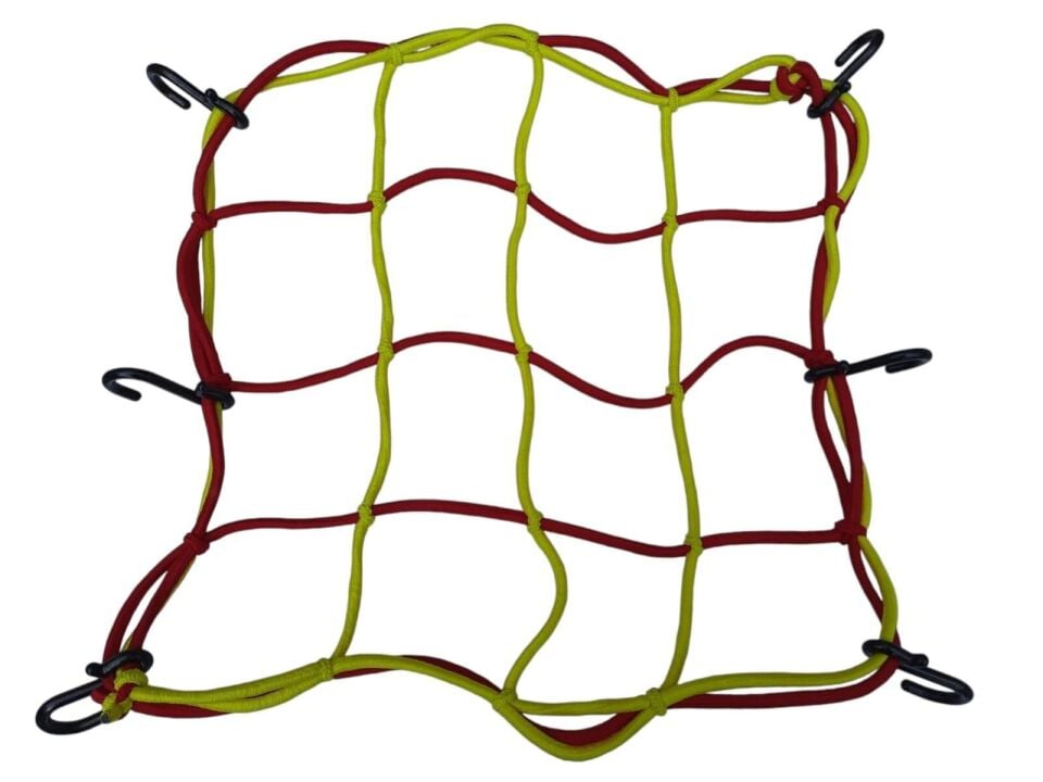 Bağaj Lastiği File 6 Kancalı Sarı-Kırmızı