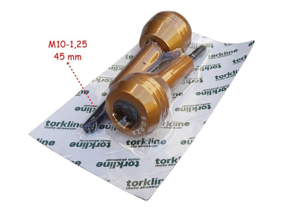 Honda Forza Egzoz Koruma Takozu Alüminyum Gold 2 Li